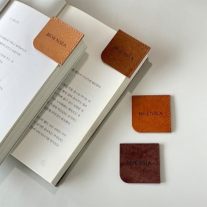 Italy Vegetable Tanned Leather Bookmark ver.1